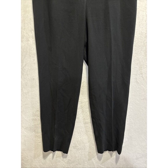 St John Caviar Black Trouser Career Wear Formal Pants Slacks Women's Size 12 - Picture 4 of 14